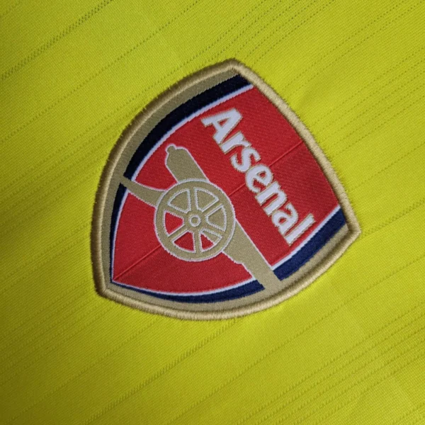 Camisa Rêtro Arsenal Away 2003/2004 Nike Amarela - Imagem 7