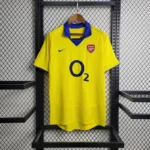 Camisa Rêtro Arsenal Away 2003/2004 Nike Amarela