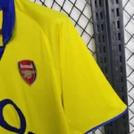 Camisa Rêtro Arsenal Away 2003/2004 Nike Amarela - Imagem 3