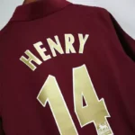 Camisa Rêtro Arsenal Home 2005/2006 - Thierry Henry 14 -  Total 90 - Nike - Vinho - Imagem 22
