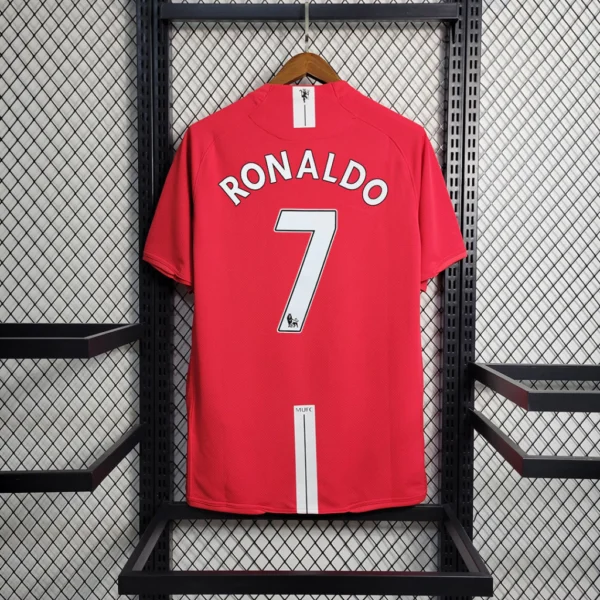 Camisa Rêtro Manchester United Home 2007/2008 Nike Vermelha - Imagem 11