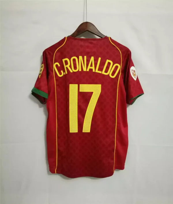 Camisa Rêtro Clássica Seleção Portugal Home 2004 Nike Total 90 - Imagem 10