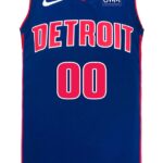 Camiseta Regata Basquete NBA Detroit Pistons Icon Edition 2025 Azul Nike