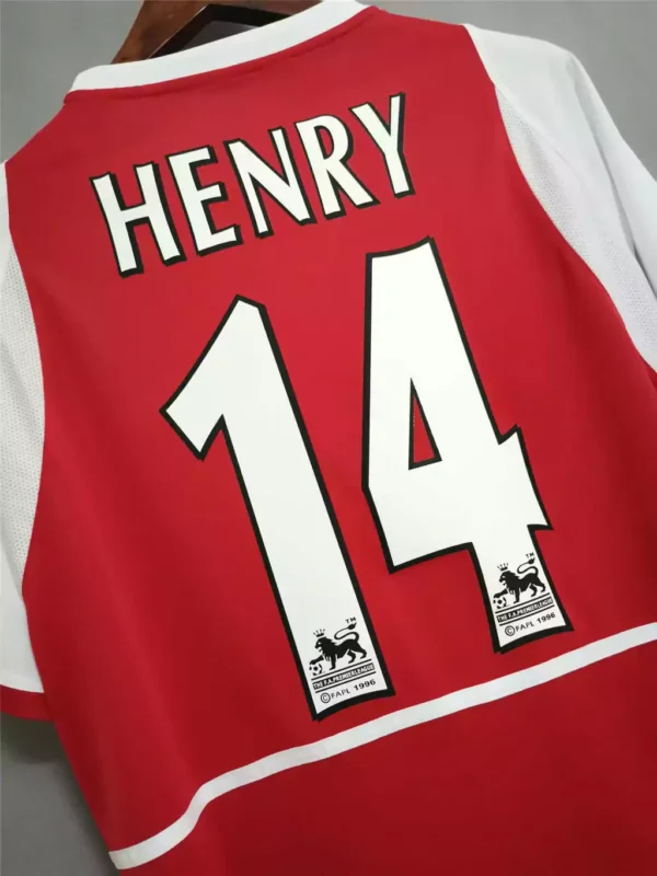 Camisa Rêtro Arsenal Home 2002/2003 Nike Vermelha - Imagem 8