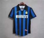 Camisa Retrô Inter de Milão Home Versão Torcedor 9 Ronaldo 98/1999 Nike