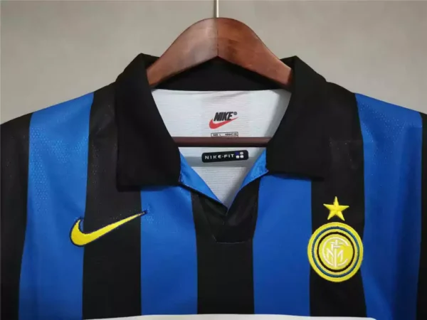 Camisa Retrô Inter de Milão Home Versão Torcedor 9 Ronaldo 98/1999 Nike - Imagem 4