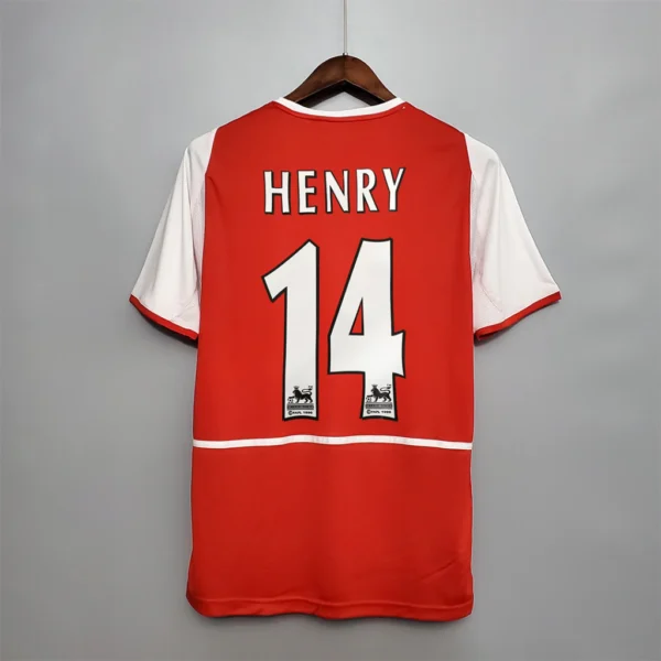 Camisa Rêtro Arsenal Home 2002/2003 Nike Vermelha - Imagem 2