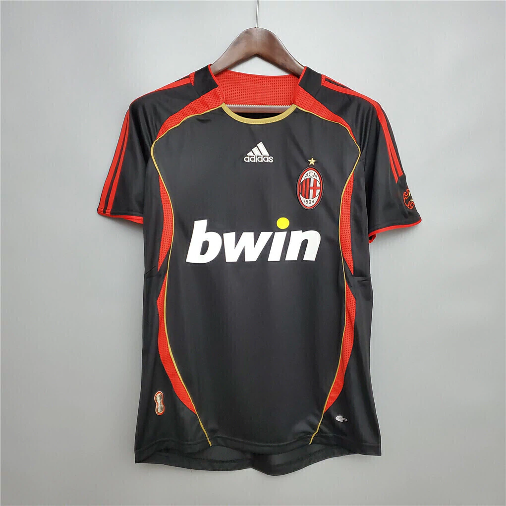 wjnkl ewfw Camisa Retrô Milan Third 2006/2007 Ronaldo 99 Adidas - Imagem 1