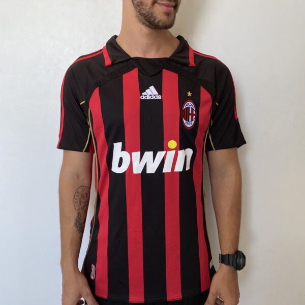 Camisa Retrô Milan Home 2006/2007 Adidas - Kaká 22 - Imagem 3