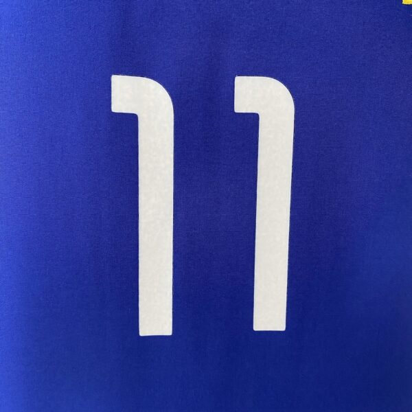 Camisa Retrô Clássica Seleção Brasileira Brasil – Nike Masculina – Versão Torcedor Azul – 2002 - Ronaldinho 11 - Imagem 6