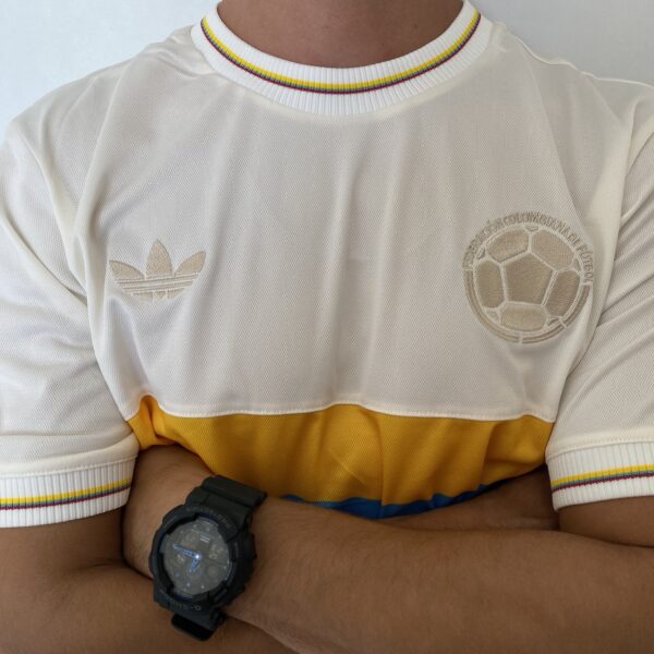 Camisa Seleção Colômbia Third Especial 100 Anos Versão Torcedor 2024/25 Branca Adidas - Imagem 7