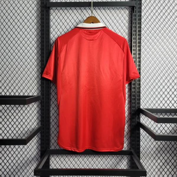Camisa Retrô Manchester United Home 1999/2000 Umbro Vermelha - Imagem 7