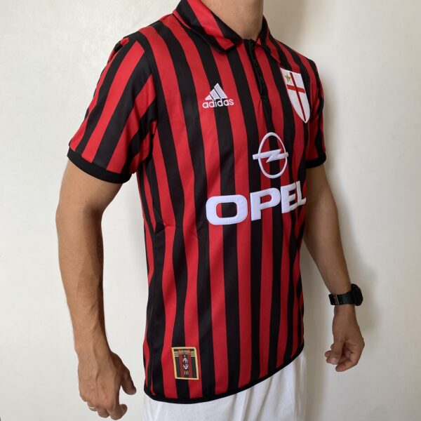 Camisa Retrô Milan Home 1999/2000 Adidas - Imagem 12