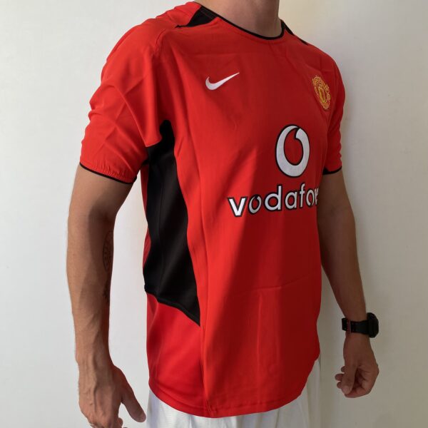 Camisa Retrô Manchester United Home 2002/2004 Nike Total 90 - Imagem 10