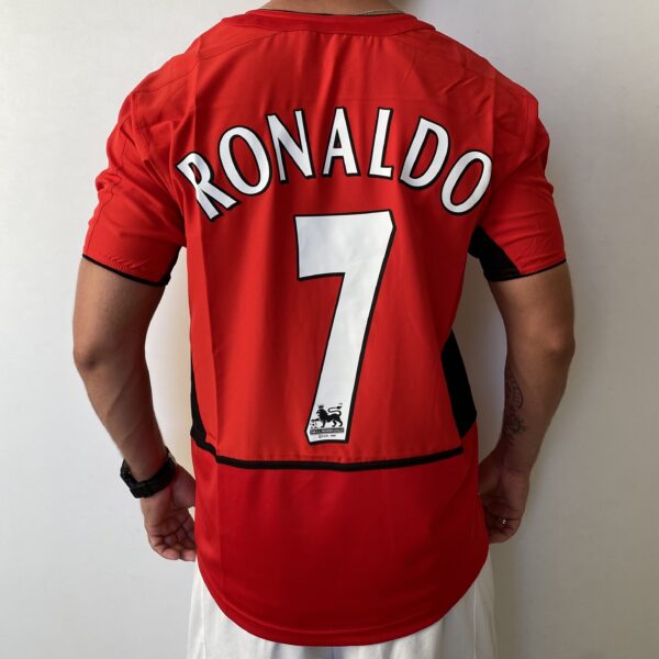 Camisa Retrô Manchester United Home 2002/2004 Nike Total 90 - Imagem 12