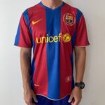 Camisa Retrô Barcelona 2007/2008 - Lionel Messi 19 - Nike  - Azul Grená