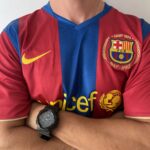 Camisa Retrô Barcelona 2007/2008 - Lionel Messi 19 - Nike  - Azul Grená - Imagem 6