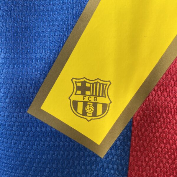 Camisa Retrô Barcelona 2007/2008 - Lionel Messi 19 - Nike  - Azul Grená - Imagem 15