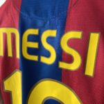 Camisa Retrô Barcelona 2007/2008 - Lionel Messi 19 - Nike  - Azul Grená - Imagem 16