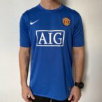 Camisa Rêtro Manchester United Away 2007/2008 Nike Azul