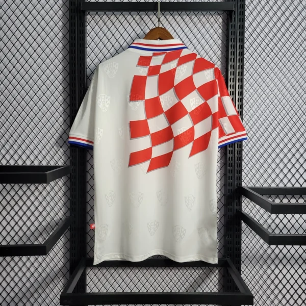 Camisa Retrô Clássica Seleção Croácia Home 1998 Lotto - Imagem 6