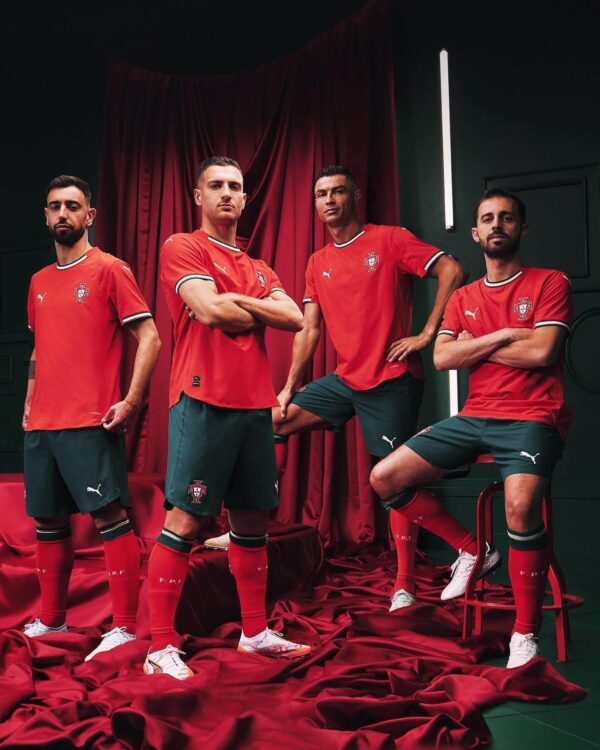 Camisa Seleção Portugal Home Versão Jogador 2026 Puma Vermelha - Imagem 7