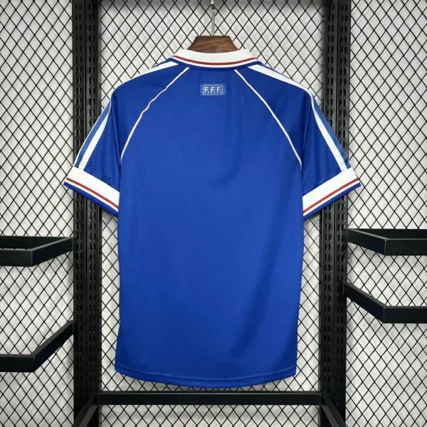 Camisa Retrô Clássica Seleção França Home 1998 - Zidane 10 - Adidas - Azul - Imagem 22