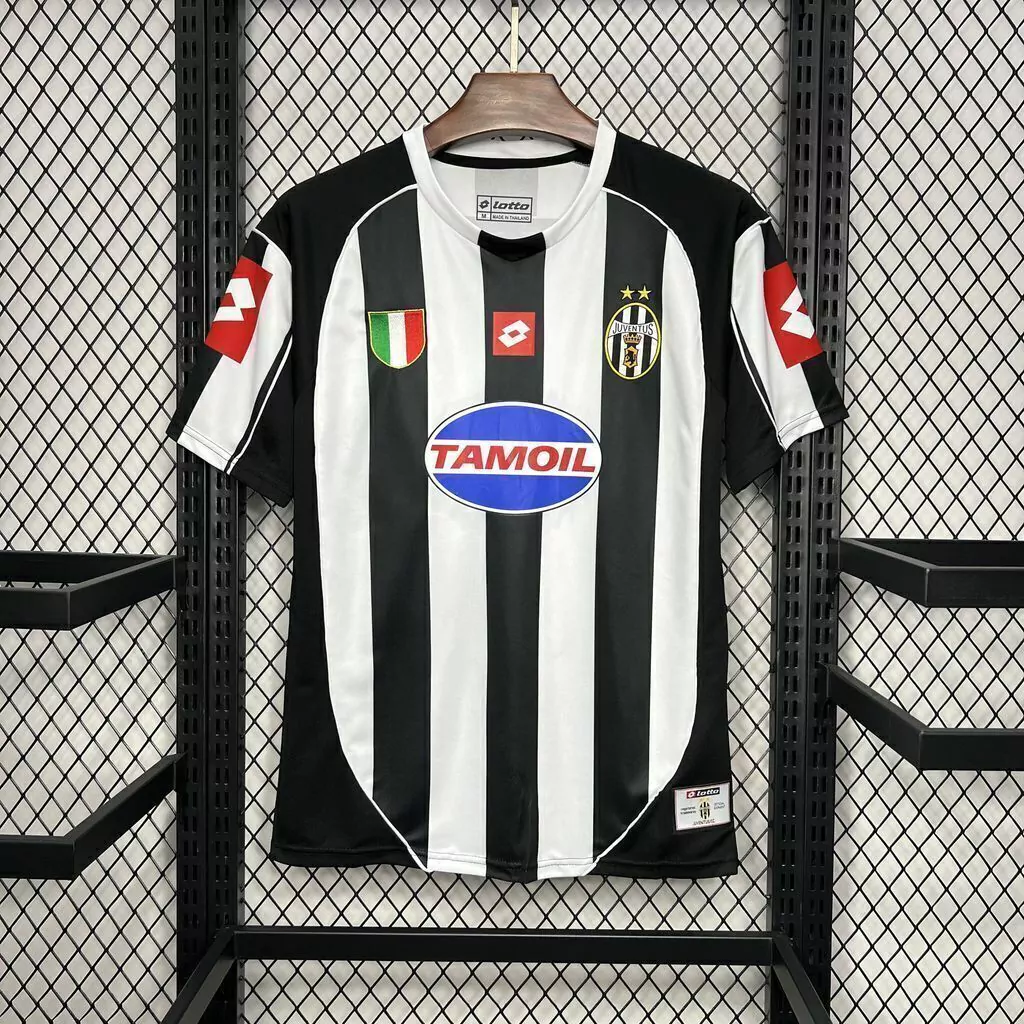 coasopcopa Camisa Retrô Juventus Home Torcedor 2002/03 Lotto - Imagem 1