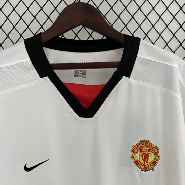 Camisa Retrô Manchester United Away 2002/2003 Nike Branca - Imagem 2