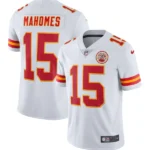 Camisa Jersey NFL Kansas City Chiefs 15 Mahomes - Branca