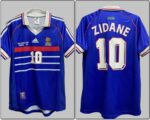 Camisa Retrô Clássica Seleção França Home 1998 - Zidane 10 - Adidas - Azul - Imagem 20