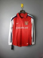 Camisa Retrô Arsenal Home Manga Longa 1999/2000 Nike Vermelha