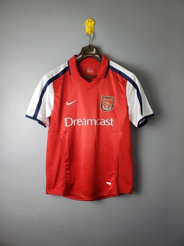 16003680928511-97b7f446acb765328c16003685056622-640-0 Camisa Retrô Arsenal Home 1999/2000 Nike Vermelha - Imagem 1