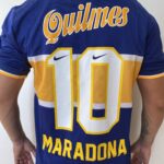 Camisa Retrô Boca Juniors Home 1997/1998 - Maradona 10 - Nike - Azul Amarela - Imagem 14