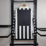 Camisa Retrô Juventus Home Manga Longa 1999/2000 Kappa Preta Branca - Imagem 6