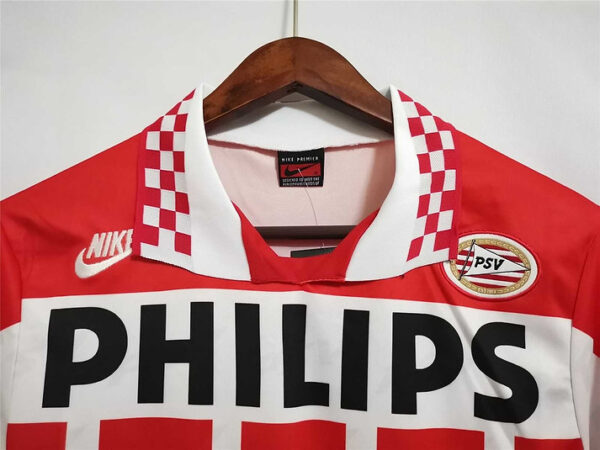 Camisa Retrô PSV Home 1995/1996 Ronaldo 9 Nike Vermelha - Imagem 2