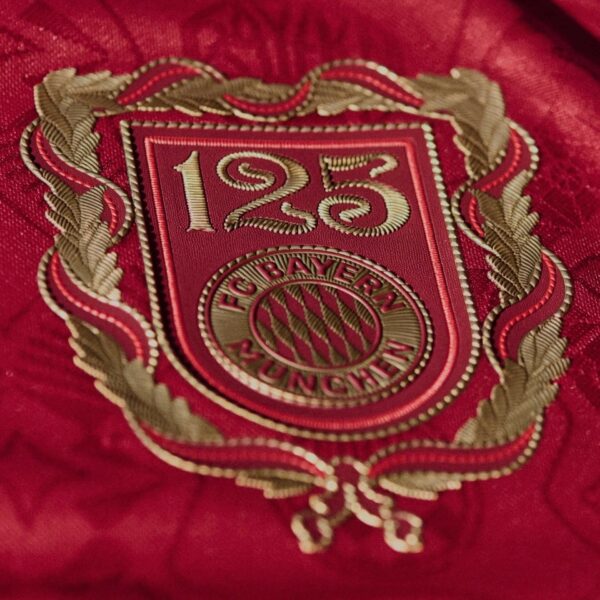 Camisa Bayern Munique Especial 125 Anos Versão Jogador 24/2025 Adidas Vinho - Imagem 25