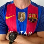 Camisa Retrô Barcelona Home Neymar Jr. 11, Messi 10, Suárez 9 - 2016/2017 Nike - Imagem 3