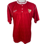 Camisa Retrô Sevilla Home 1991/1992 Maradona 10 Vermelha - Imagem 7
