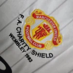 Camisa Retrô Manchester United Away - 1982/1984 Adidas Final FA CUP Branca - Imagem 4