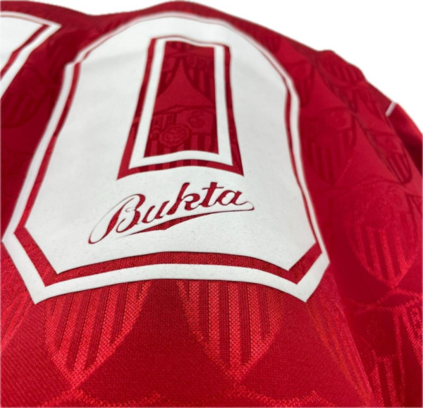 Camisa Retrô Sevilla Home 1991/1992 Maradona 10 Vermelha - Imagem 10