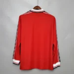 Camisa Retrô Manchester United Home Manga Longa - 1998/1999 Umbro Vermelha - Imagem 2