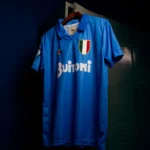 Camisa Retrô Napoli Home 1987/1988 Maradona 10 Azul - Imagem 7