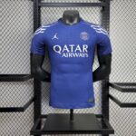 Camisa Paris Saint-Germain - PSG 4Th Versão Jogador 24/2025 Azul Jordan - Imagem 12