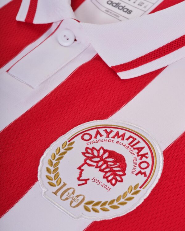 Camisa Olympiacos Home Especial 100 anos Versão Torcedor 2025/2026 Adidas - Imagem 5