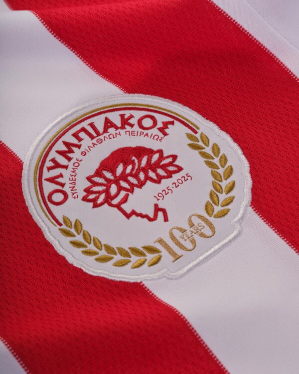 Camisa Olympiacos Home Especial 100 anos Versão Torcedor 2025/2026 Adidas - Imagem 4