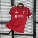 Camisa Liverpool Home Versão Torcedor 2025/2026 Vermelha Adidas