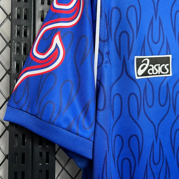 Camisa Retrô Clássica Seleção Japão Home 1998 Azul - Imagem 5