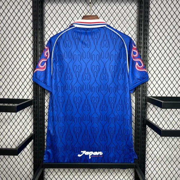 Camisa Retrô Clássica Seleção Japão Home 1998 Azul - Imagem 8