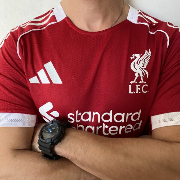 Camisa Liverpool Home Versão Jogador 2025/2026 Vermelha Adidas - Imagem 6